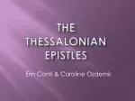 The Thessalonian Epistles - slide 1