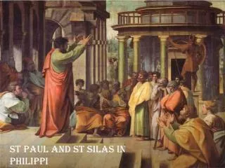 St paul and st Silas in Philippi