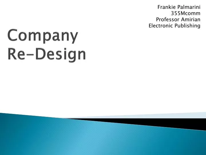 company re design