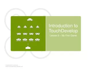Introduction to TouchDevelop