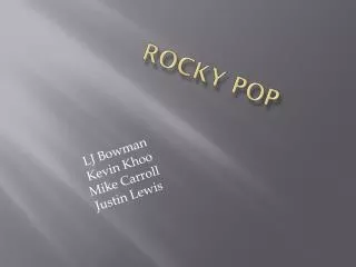 Rocky Pop