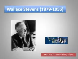 Wallace Stevens (1879-1955)