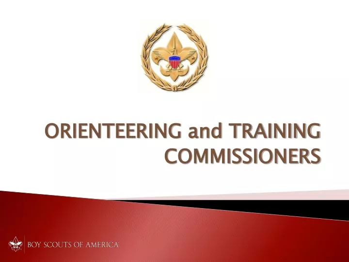 orienteering and training commissioners