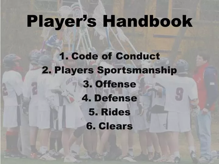 player s handbook