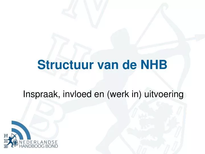 structuur van de nhb