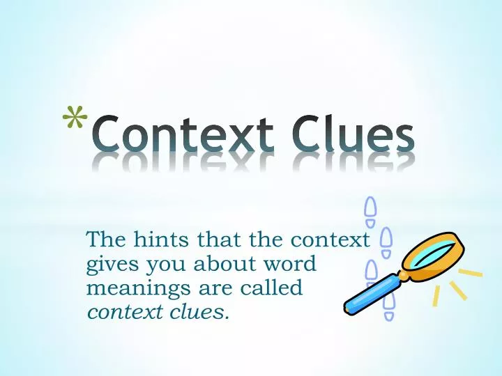 context clues