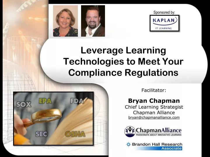 leverage learning technologies to meet your compliance regulations