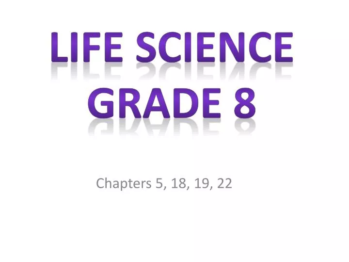 life science grade 8