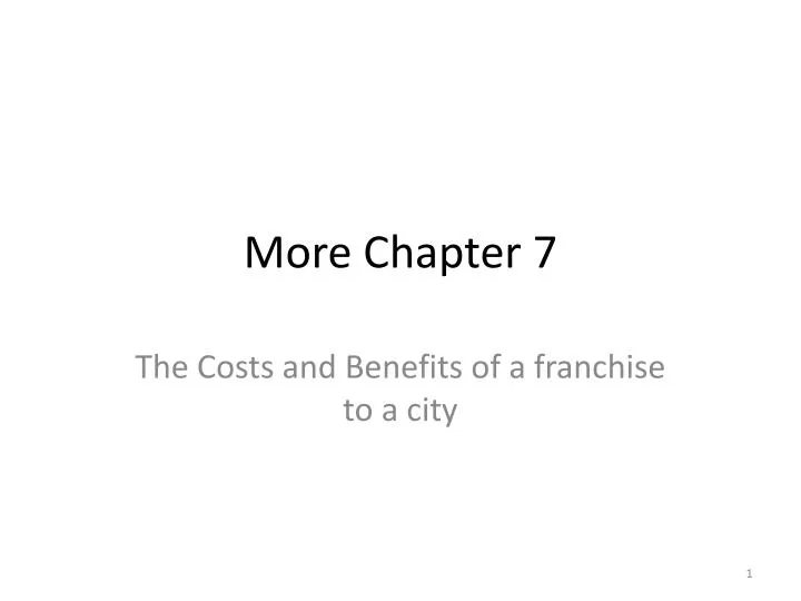 more chapter 7
