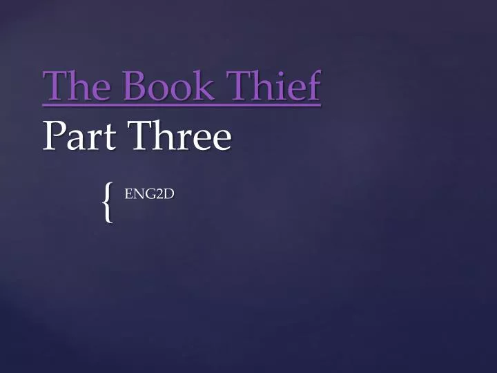 the book thief part three