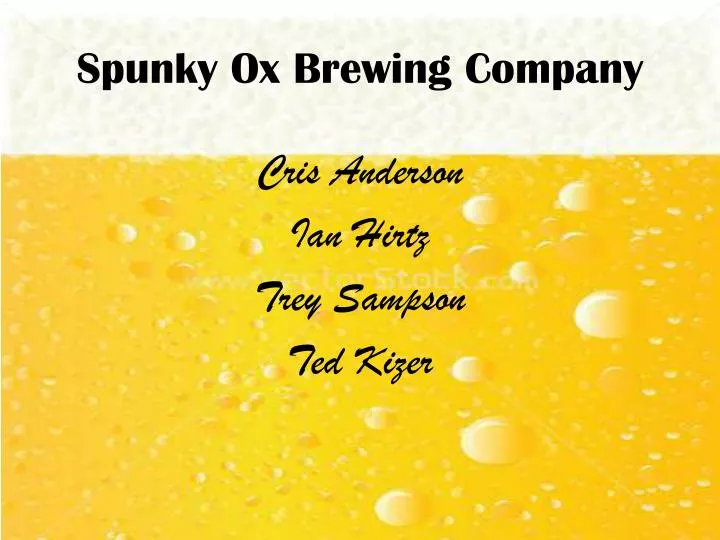 spunky ox brewing company
