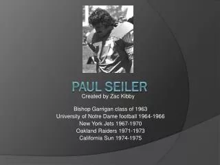 Paul Seiler