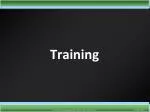 Training - slide 1