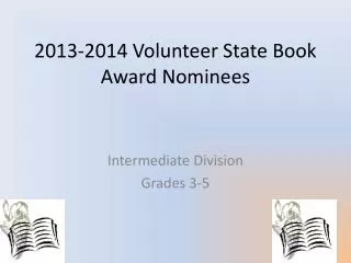2013-2014 Volunteer State Book Award Nominees