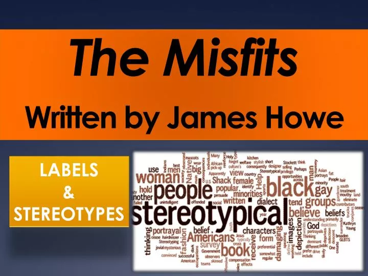 the misfits written by james howe