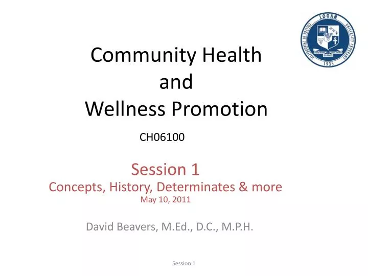 community health and wellness promotion ch06100