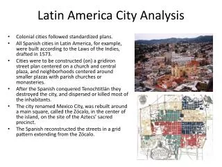 Latin America City Analysis