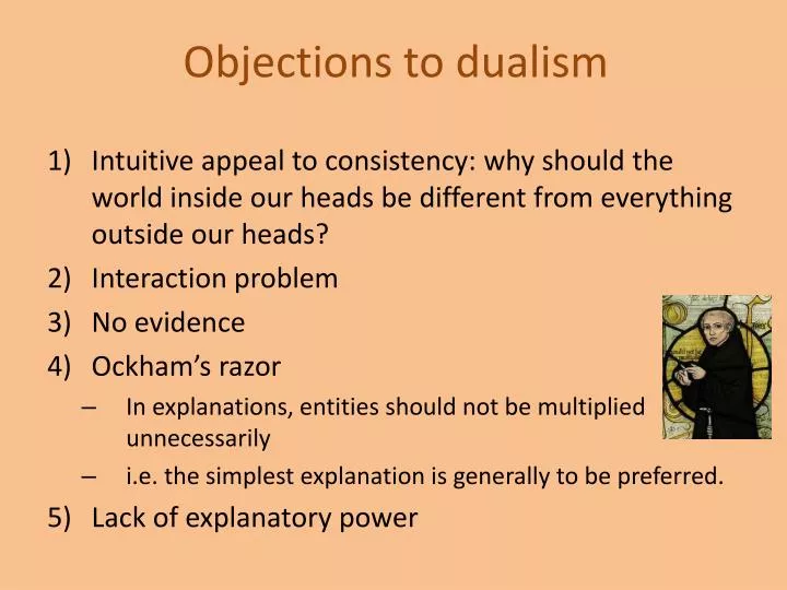 objections to dualism