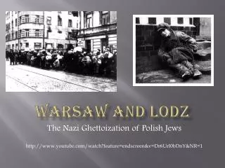 Warsaw and lodz