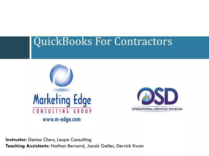 quickbooks for contractors