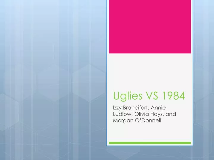 uglies vs 1984