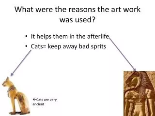 What were the reasons the art work was used?