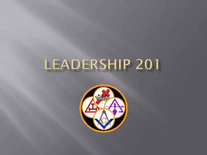 leadership 201