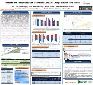 Temporal and Spatial Pattern of Thermokarst Lake Area Change at Yukon Flats, Alaska