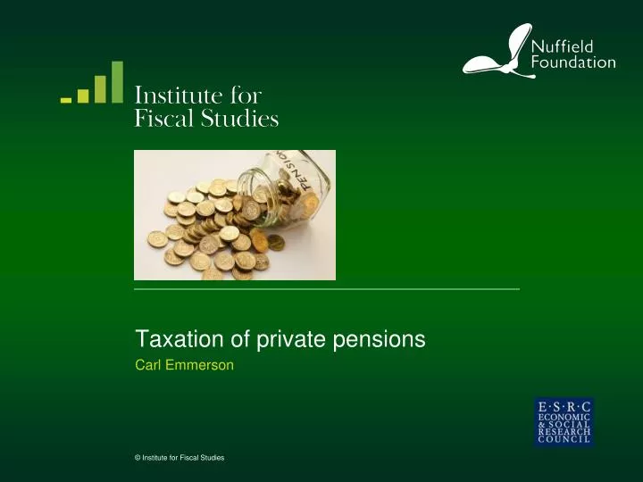 taxation of private pensions