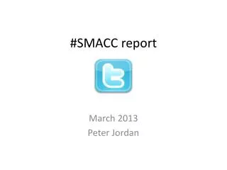 #SMACC report