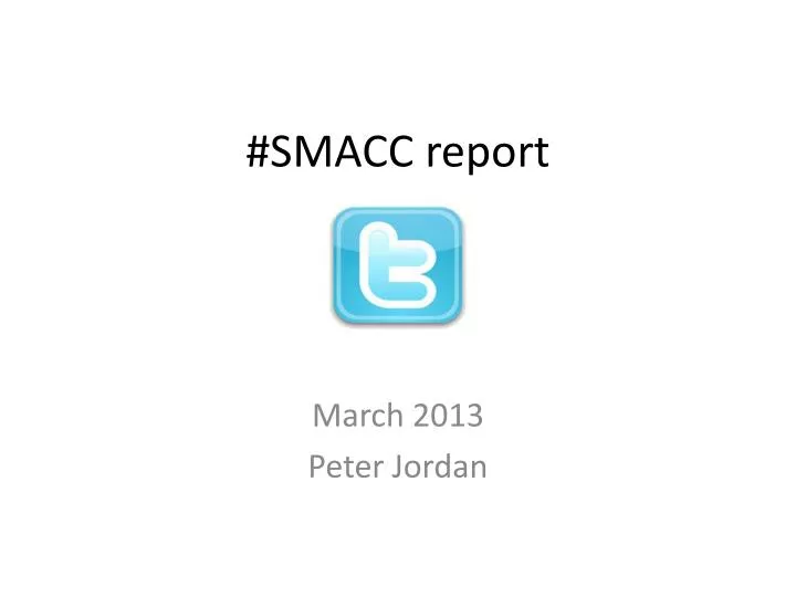 smacc report