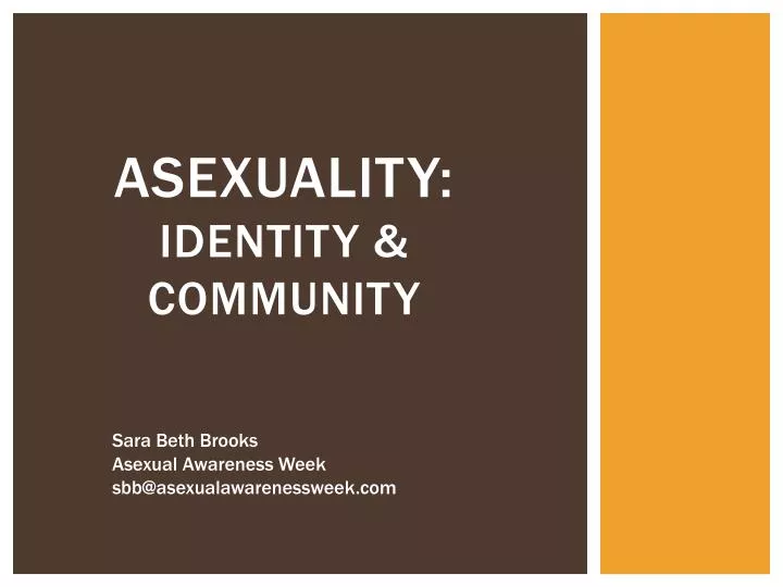 asexuality identity community