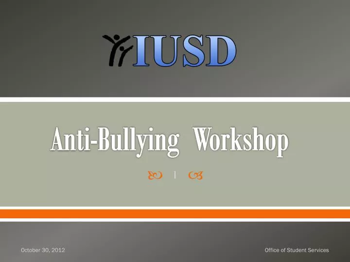 anti bullying workshop