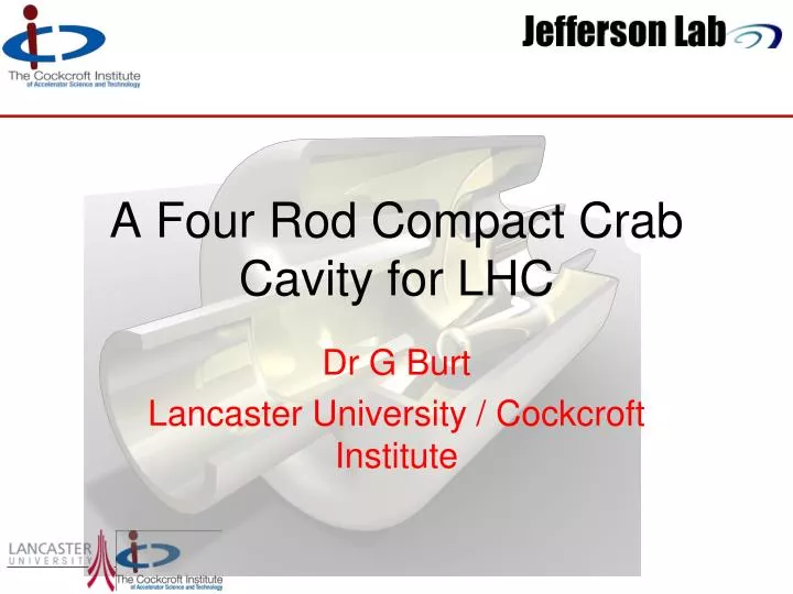 a four rod compact crab cavity for lhc