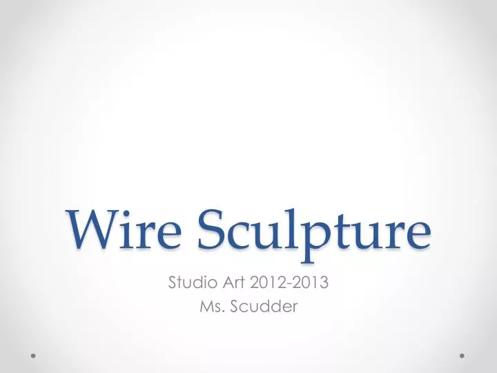 wire sculpture