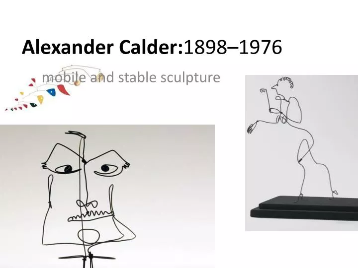alexander calder 1898 1976