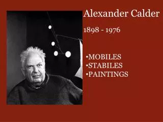 Alexander Calder