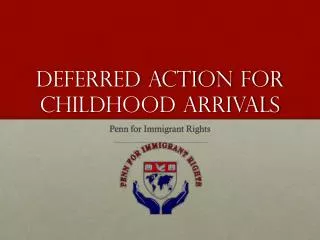 Deferred Action for Childhood Arrivals