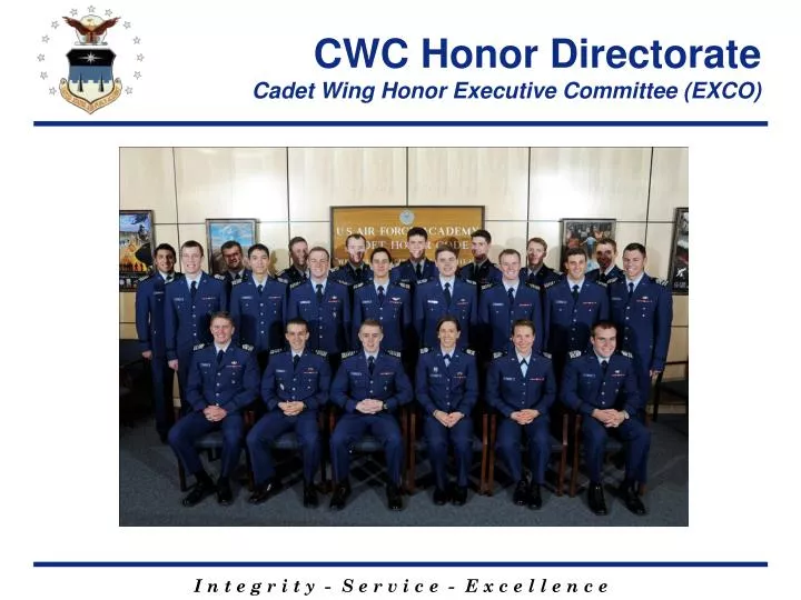 cwc honor directorate cadet wing honor executive committee exco