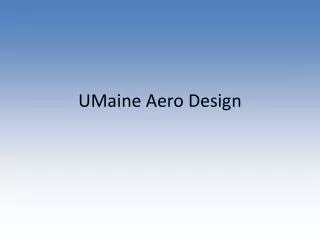 UMaine Aero Design