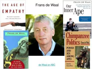Frans de Waal
