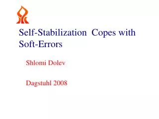 Self-Stabilization Copes with Soft-Errors