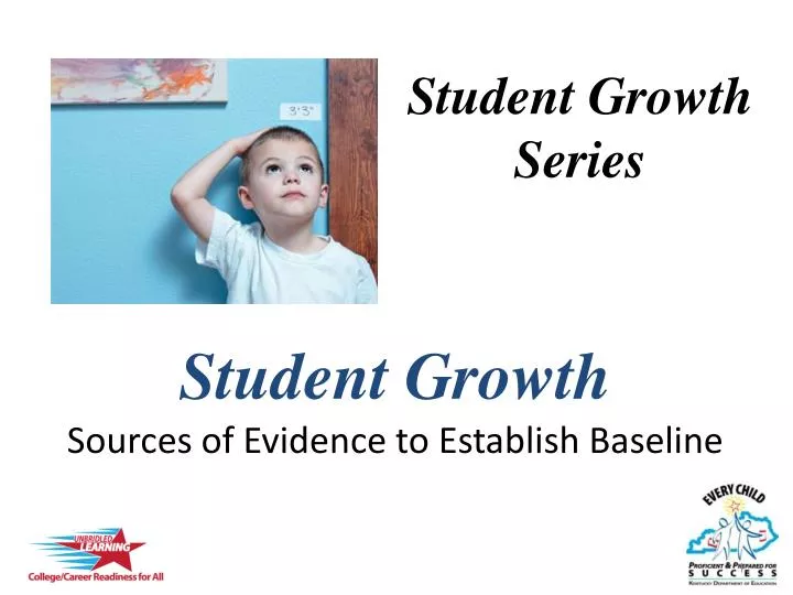 student growth sources of evidence to establish baseline