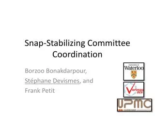 Snap-Stabilizing Committee Coordination