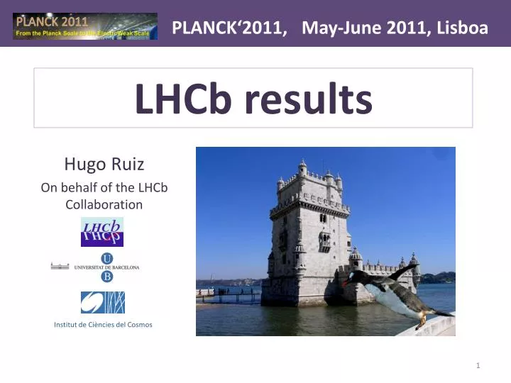 lhcb results