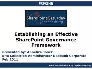 Establishing an Effective SharePoint Governance Framework