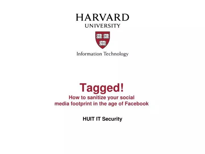 tagged how to sanitize your social media footprint in the age of facebook