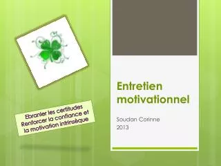 entretien motivationnel