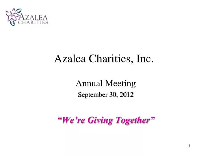 azalea charities inc