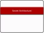 Soviet Architecture - slide 1
